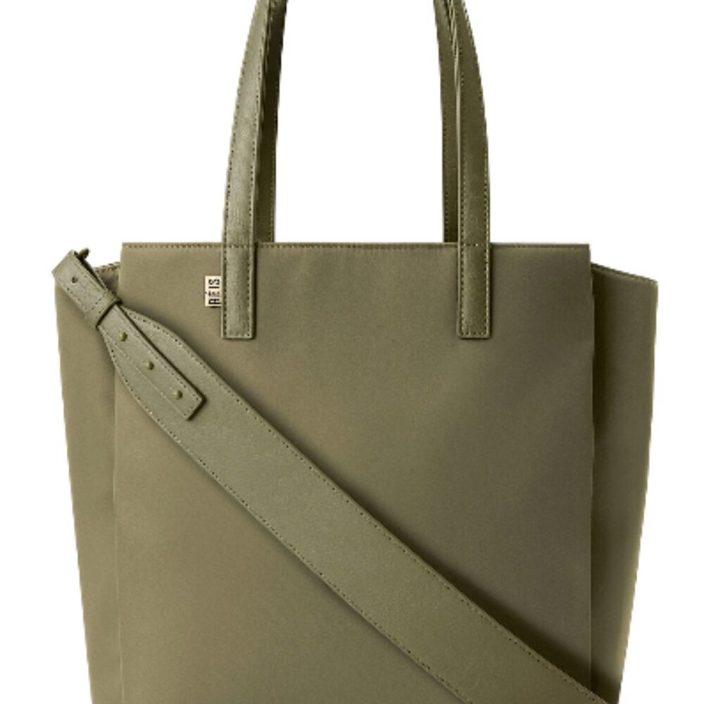 NWT BEIS Commuter Tote in Olive Green